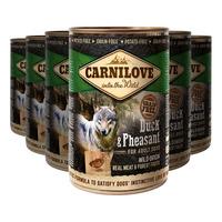 Carnilove Våtfoder - anka & fasan - 6 x 400 g