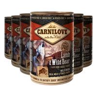 Carnilove Våtfoder lamm & vildsvin - 6 x 400 g