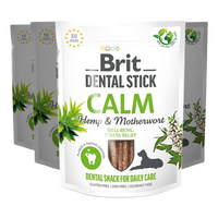 Brit Dental Stick, hampa & örter - 4 påsar