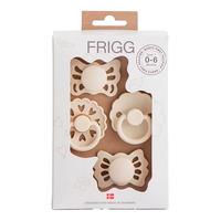 FRIGG Baby's First Startset nappar - Floral Heart Cream - 4 st