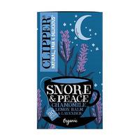 Clipper Snore & Peace Te, eko - 20 påsar
