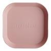 Mushie Tallrik Fyrkantig Blush - 2 st