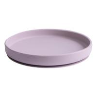 Mushie Silikontallrik - Soft Lilac