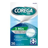 Corega rengöringstabs 3 minuter - 36 st