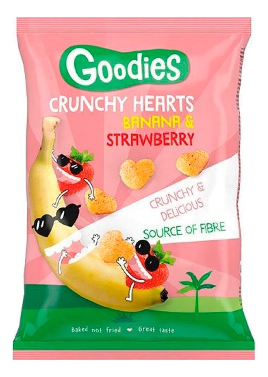 Kids Banana & Strawberry hearts