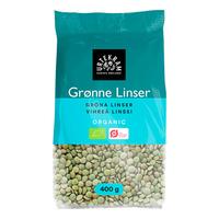 Urtekram Food Gröna Linser, eko - 400 g
