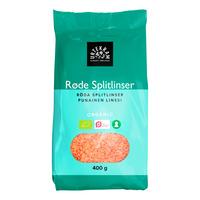 Urtekram Food Röda Splitlinser, eko - 400 g