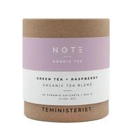 Teministeriet Note Green Tea Raspberry - 20 påsar