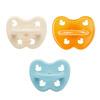Hevea Napp, Trial Trio-Pack, Newborn 0 mån+, Natural, Milky White & Baby Blue - 3 st