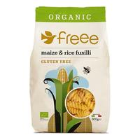 Doves Farm Pasta, Fusilliskruvar brunt ris glutenfri, eko - 500 g