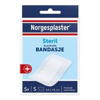 Norgesplaster Scankvikk Sterilt Bandage 5,4 x 7,6 cm - 5 st