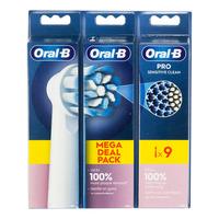 Oral-B Sensitive Clean Borsthuvuden - 9 st