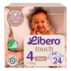 Libero Touch 4 Öppen blöja 7-12 kg - 24 st