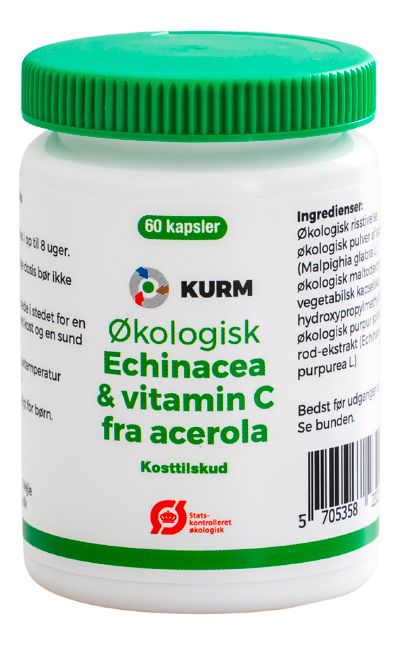 Echinacea & Vitamin C, eko - 60 kapslar