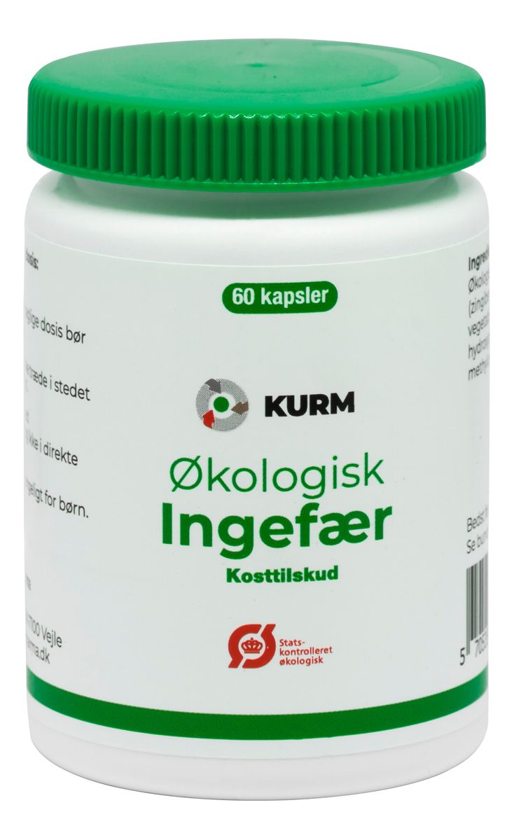 Ingefära ekologisk - 60 kapslar