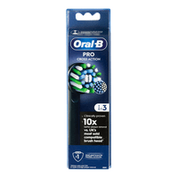 Oral-B Cross Action Borsthuvuden - Svart - 3 st