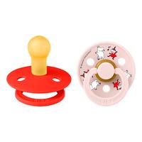 BIBS x Moomin Colour Latex Dancing - Candy Apple mix - Strl 1