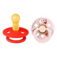 BIBS x Moomin Colour Latex Dancing - Candy Apple mix - Strl 2