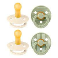 BIBS Studio Colour Pin Ivory Vanilla Mix/Pin Sage Mix - Strl. 2