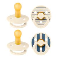 BIBS Studio Colour Pin Ivory Vanilla Mix/Pin Ivory Steel Blue Mix - Strl 2
