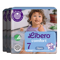 Libero Comfort 7 Öppen blöja - 3 x 28 st