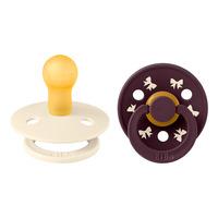 BIBS Colour Latex Holiday Bow - Ivory/Plum - Flera storlekar