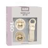 BIBS Pacifier & Clip Gift Set - Ivory - 1 set