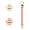 BIBS Pacifier & Clip Gift Set - Blush - 1 set