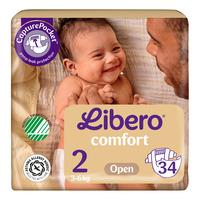 Libero Comfort 2 Öppen blöja 3-6 kg - 34 st