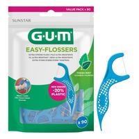 Gum Easy Flossers Tandtråd m. flour - 90 st