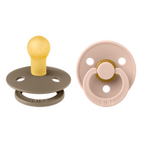 BIBS Colour Latex Dark Oak/Blush 2 pack - Stl 1