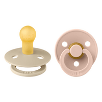 BIBS Colour Latex Vanilla/Blush 2 pack - Str. 1