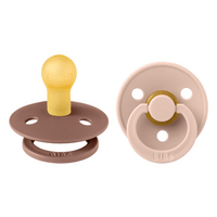 BIBS Colour Latex Woodchuck/Blush 2 pack - Stl 1