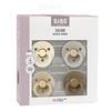 BIBS Colour Latex Rund Ivory/Sand/Vanilla/Dark Oak 4-pack - Flera storlekar