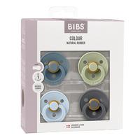 BIBS Colour Latex Petrol/Sage/Baby Blue/Iron 4-pack - Strl 1