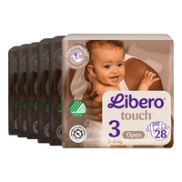 Libero Touch 3 Öppen blöja - 6 x 28 st