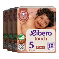 Libero Touch 5 Byxblöja - 4 x 18 st