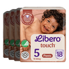 Libero Touch 5 Byxblöja - 4 x 18 st