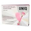 UNIQ Jade Rollers & Gua Sha Rose Quartz - 2 st