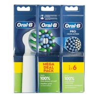 Oral-B Cross Action Borsthuvuden - 6 st