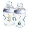 Tommee Tippee Natural Start Nappflaska 260 ml - Deco Blå - 2 st