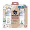 Tommee Tippee Natural Start Nappflaska 260 ml - Deco Blå - 2 st