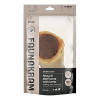 Faunakram Natural Beef Bone stuffed with 92% Lamb Liver - 200 g