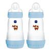 MAM Easy Start Anti-Colic Nappflaska 260 ml, Blå - 2 st