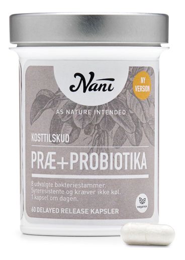Præ+Probiotika, 60 kapslar