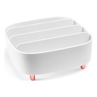 Gillian Jones Makeup Organizer m. 4 fack - Vit