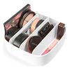 Gillian Jones Makeup Organizer med 4 fack - Vit