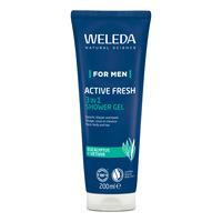 Weleda For Men Active Fresh 3in1 Shower Gel - 200 ml