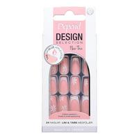 Depend Cosmetic Design Selection French Flower Blossom Short Coffin - 1 st