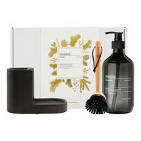 Meraki Gift box - dark grey holder + nature brush + shadow lake dish wash